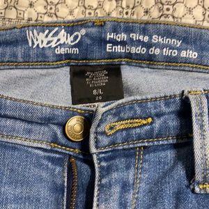 Long straight leg jeans